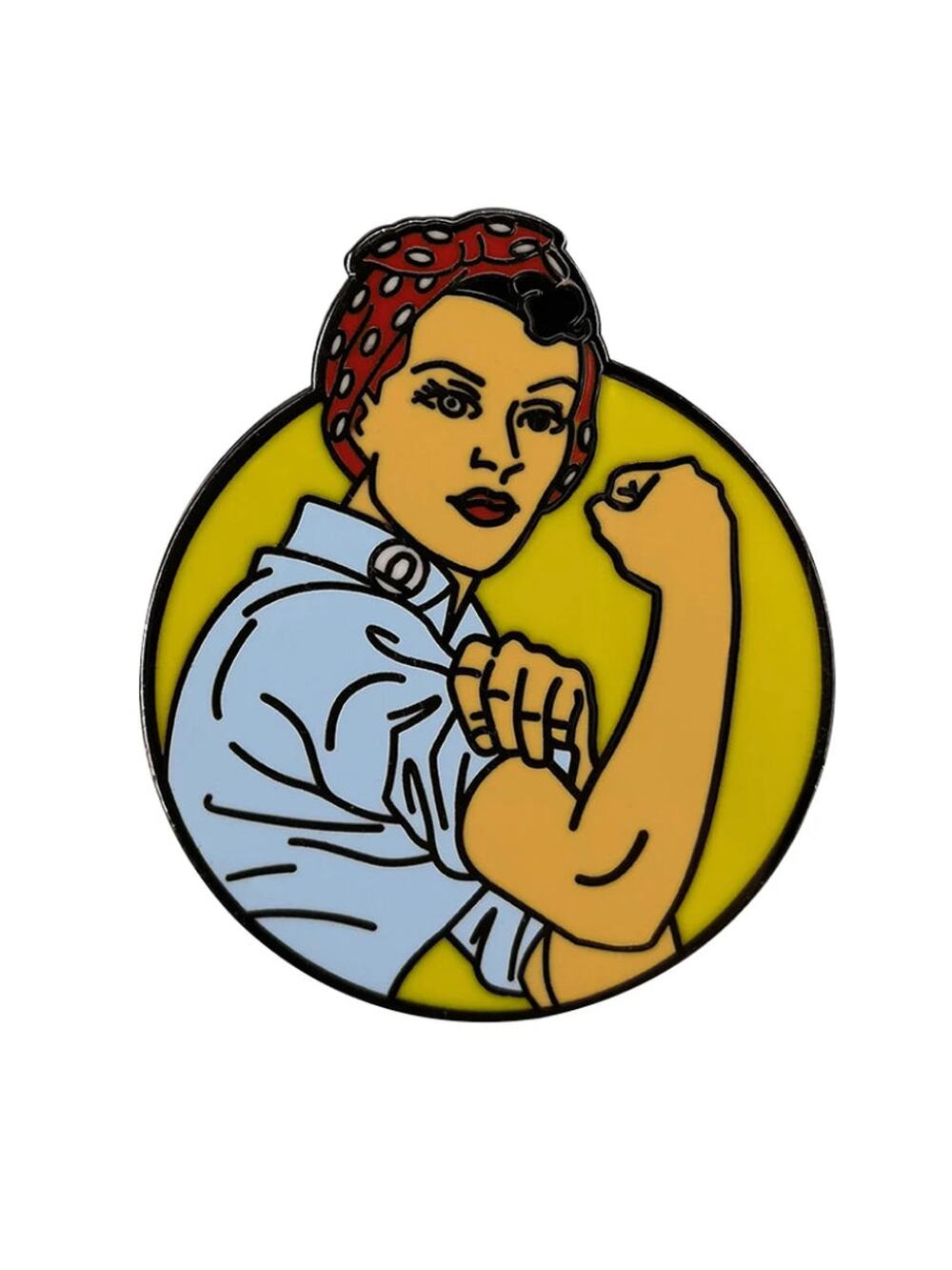 Rosie The Riveter Feminist You Can Do It Enamel Pins 101